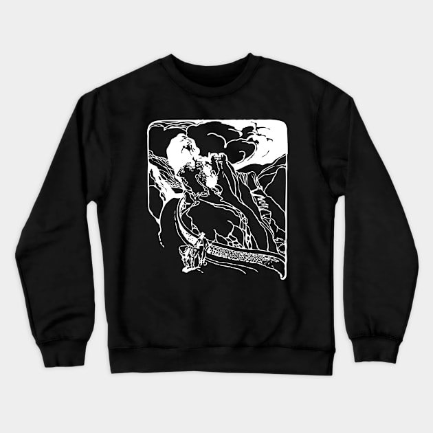 The Chaotic Wilderness Crewneck Sweatshirt by Little Designer